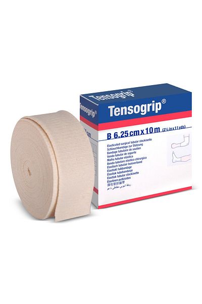 BSN Tensogrip ضمادة أنبوبية Bsn ضمادة أنابيب 6.25 سم × 10 م أبيض مقاس B