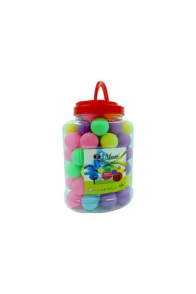 FixPoint Pinpon Table Tennis Ball 60 Pieces Colorful