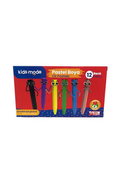 Kids Mode Pastel Boya 12'li
