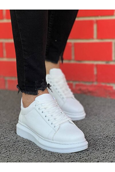 BESKAR Pantofi casual pentru bărbați KB X500 alb – Talpă interioară moale