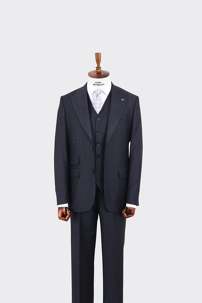 Kadir Büyükkaya Classic and Stylish Men's Vest Suit-Kaw1087W