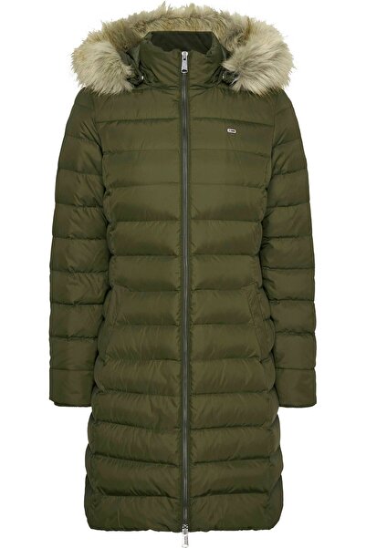 Tommy Hilfiger TOMMY JEANS KADIN ESSENTIALENTIAL KAPÜŞONLU KAZ TÜYÜ MONT