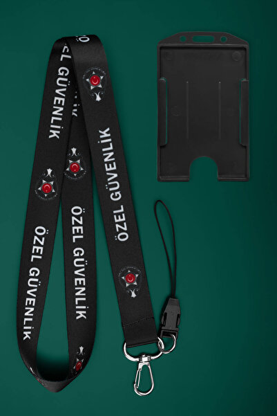 Apptakı Özel Güvenlik Boyun İpi Boyun Askı İpi Boyun Askısı ve Kartlık - ASS0...