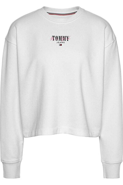 Tommy Hilfiger Tommy Jeans Kadın Relaxed Fit Essentıal Logo Sweatshırt