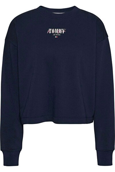 Tommy Hilfiger Tommy Jeans Kadın Relaxed Fit Essentıal Logo Sweatshırt