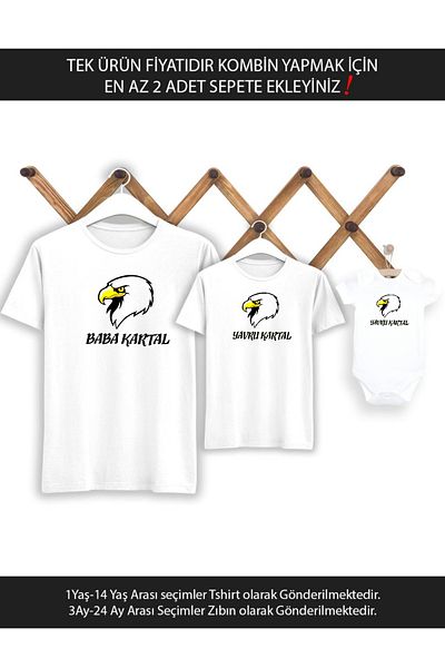 Tshirthane Father, Son, Daughter, Father, Baby Eagle (SINGLE PRODUCT PRICE DO COMBIN, ADD MY LESS 2 PIECES TO BAG