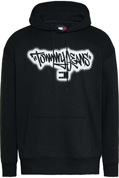 Tommy Hilfiger TOMMY JEANS ERKEK RELAXED FİT SPRAY GRAFFITI SWEATSHIRT