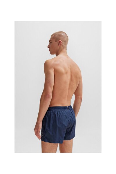 BOSS Logolu Hızlı Kuruyan Deniz Şortu