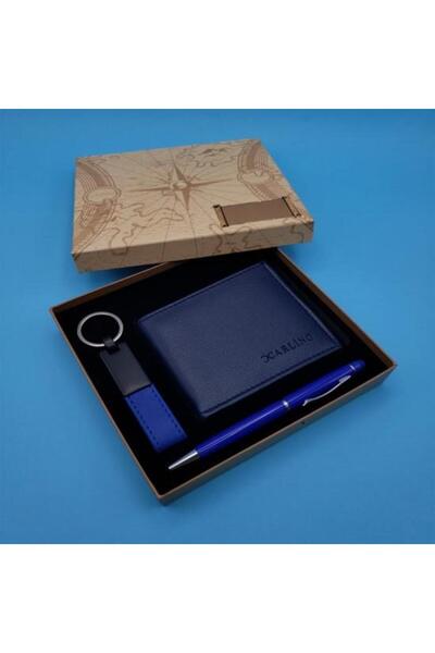 DEDE ÜNAL مجموعة أقلام ومحفظة مفاتيح هدية مزخرفة