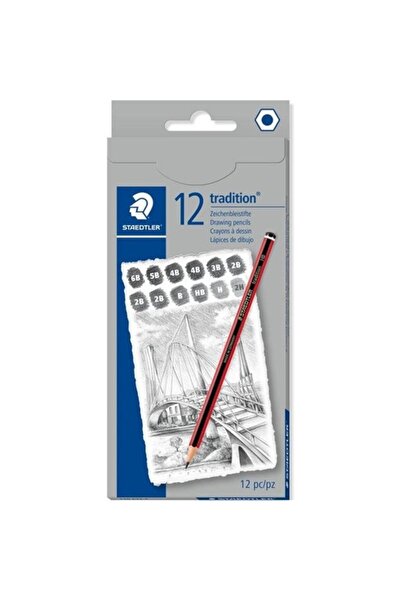 Staedtler قلم رسم تقليدي متدرج مكون من 12 قلمًا