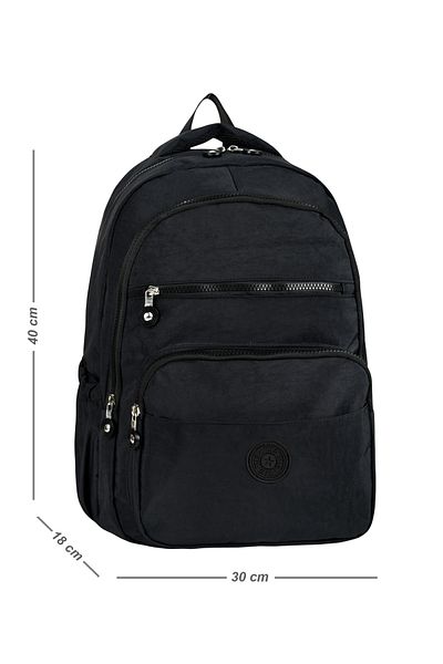 Waddell Σακίδιο πλάτης Crinkle Fabric Black 6009