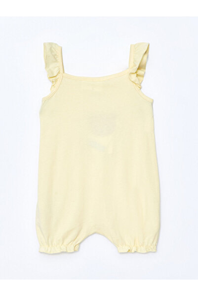 LC Waikiki Lw - Kare Yaka Askılı Tweety Baskılı Kız Bebek Tulum