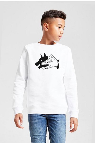 Tshirthane Φούτερ Jujutsu Kaisen Anime Divine Dogs White Παιδικό 2ip