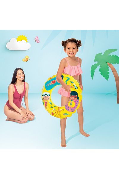 Intex شيفاف ديسينلي جوكوك يوزم سيميدي ساري 61 سم (59242)