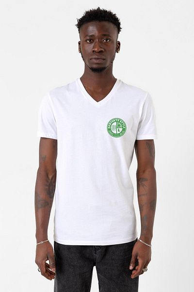 Tshirthane One Piece Anime Santoryu Style Fast Blue White Ανδρικό μπλουζάκι με λαιμόκοψη V