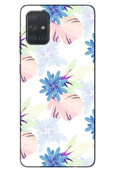 Zebana حافظة متوافقة مع هاتف سامسونج جالاكسي A71، حافظة سيليكون بتصميم زهور ا...