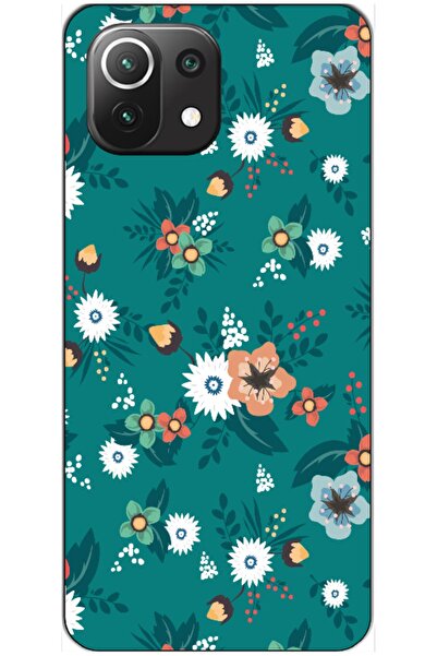 Zebana حافظة متوافقة مع هاتف Xiaomi Mi 11 Lite 5G من السيليكون Spring Flowers...