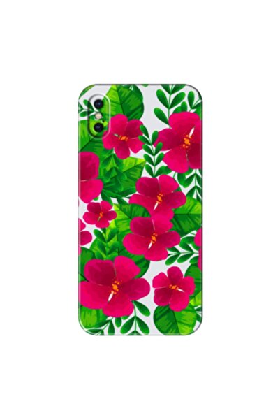 Zebana حافظة سيليكون متوافقة مع هاتف Apple iPhone XS Spring Flowers 9 (مطبوعة)