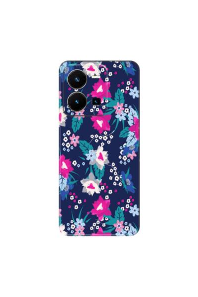 Zebana حافظة متوافقة مع هاتف Vivo Y22s من السيليكون بتصميم زهور الربيع 3 ( مط...