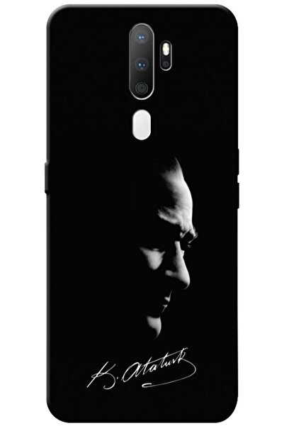 Zebana حافظة متوافقة مع هاتف اوبو A5 2020 حافظة سيليكون سوداء من مصطفى كمال أ...