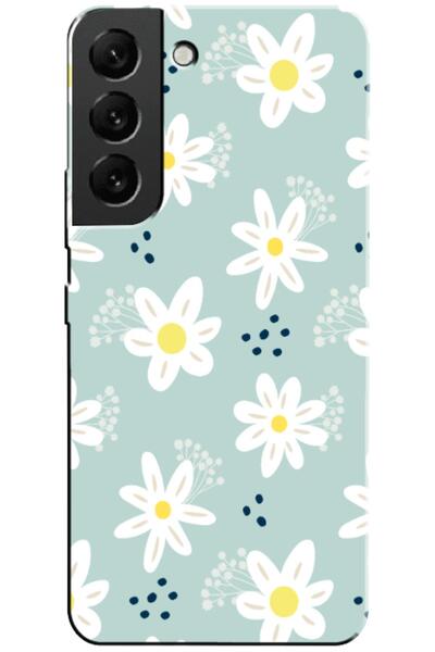 Zebana حافظة متوافقة مع هاتف سامسونج جالاكسي S22، حافظة سيليكون زهور الربيع 1...