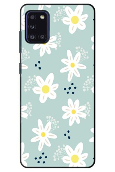 Dara Aksesuar حافظة متوافقة مع هاتف سامسونج جالاكسي A31، حافظة سيليكون زهور ا...