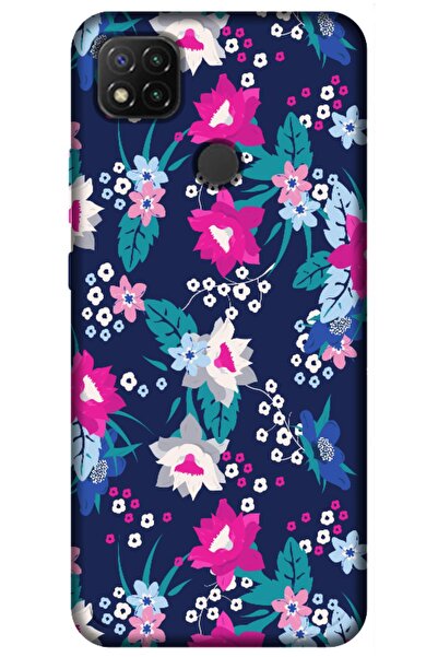 Dara Aksesuar حافظة متوافقة مع هاتف Xiaomi Redmi 9C من السيليكون Spring Flowe...