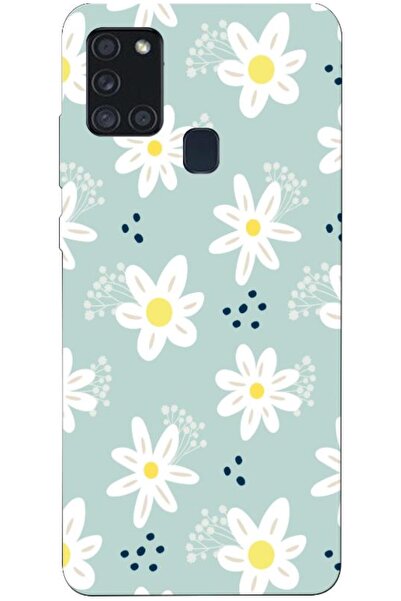 Zebana حافظة متوافقة مع هاتف سامسونج جالاكسي A21s حافظة سيليكون زهور الربيع 1...