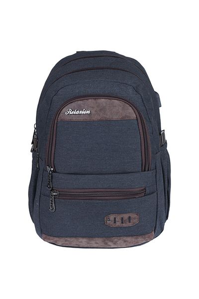 Relaxion Canvas Fabric Flexible Thick Durable Suitable for All Seasons Daily - School - Travel - Sports Backpack