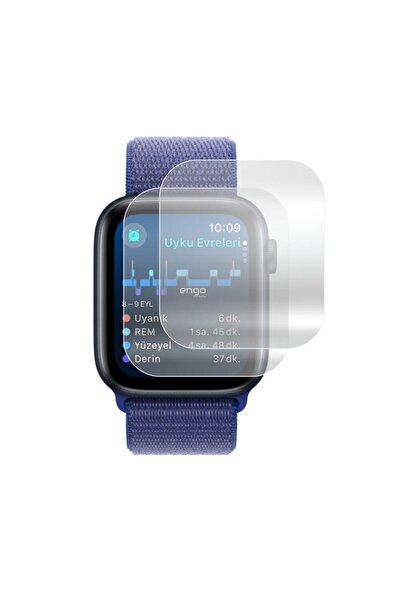 Engo Apple Watch SE 40 mm Ekran Koruyucu Şeffaf TPU Film 2 Adet