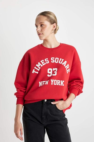 DeFacto Sweat pentru femei C7813ax/rd79 Roșu
