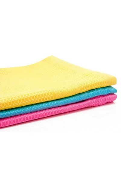 Ellesill 6-Pack Microfiber Cleaning Cloth and Glass Cloth 40x60 Cm - (2 PACK)
