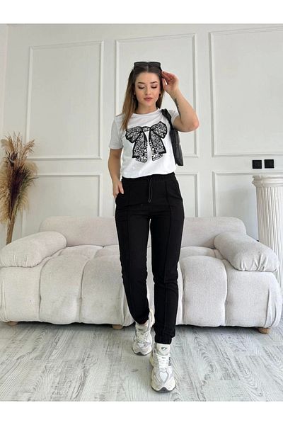 PARİS Панделен костюм черен