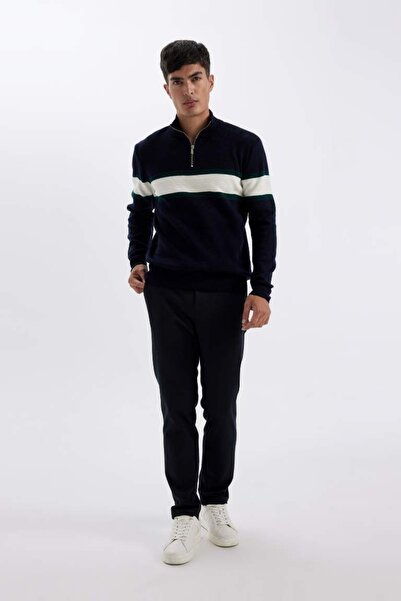 DeFacto Men's Sweater Y4193Az/Nv163 Navy