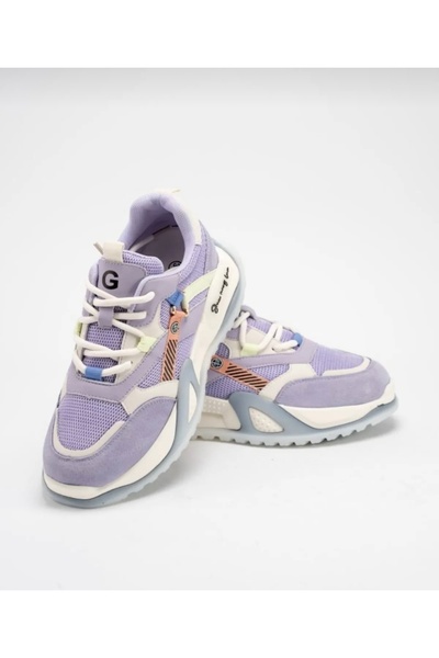 Guja İthal Yüksek Taban Renkli Kadın Sneakers