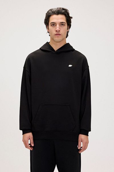 Bad Bear Drake Asphalt Men's Oversize Hooded Sweatshirt