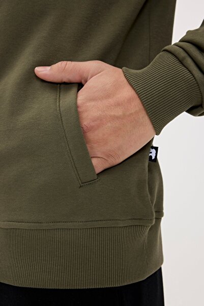 Bad Bear Men's Khaki Sweatshirt - Runway Printed