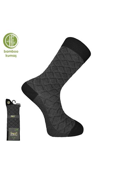 El Biz Мъжки чорапи Pro Socks G.poti Bamboo, антрацит (17005-R4)