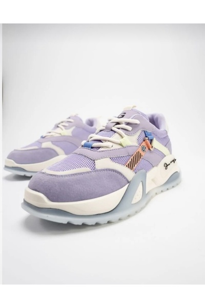 Guja İthal Yüksek Taban Renkli Kadın Sneakers