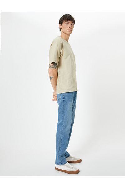 Koton Mark Jean – Straight Fit Jeans mit Röhrenbein