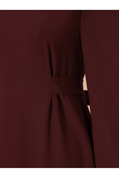 Modamorfo Júdás nyakú derékruha - Claret Red