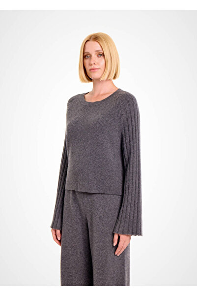 Knitss Σκούρο γκρι oversized Πλεκτά από κασμίρ