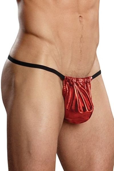 Motto10 butik Motto10butik Bacio Fancy Red Lame Ανδρικό στρινγκ Bc4580