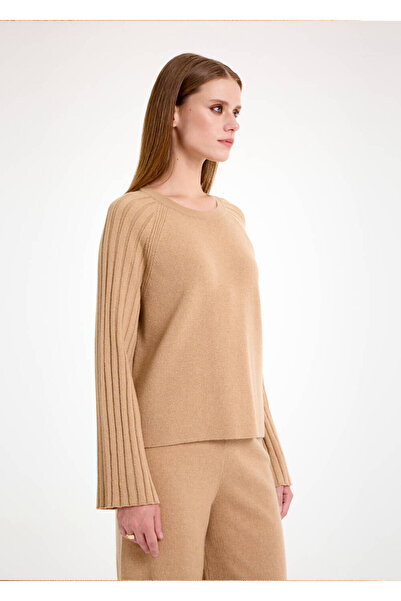 Knitss Πλεκτά από κασμίρ Camel oversized