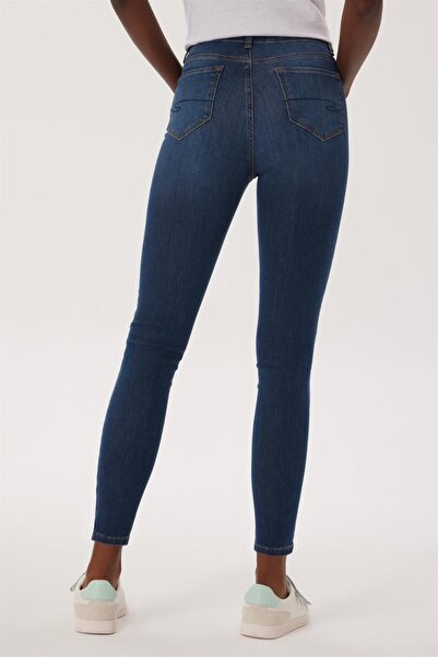 Lee Cooper Jamy Kadın Jean Pantolon Loren Blue Mıd