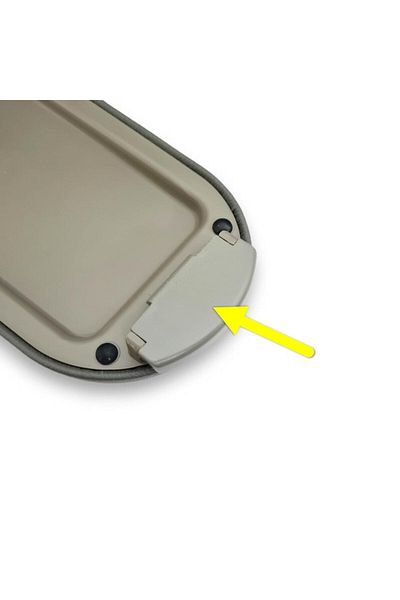 Nova Vw Volkswagen Beetle 1999-2010 Armrest Armrest Cover Opening Latch Button Key Gray 3b0868445
