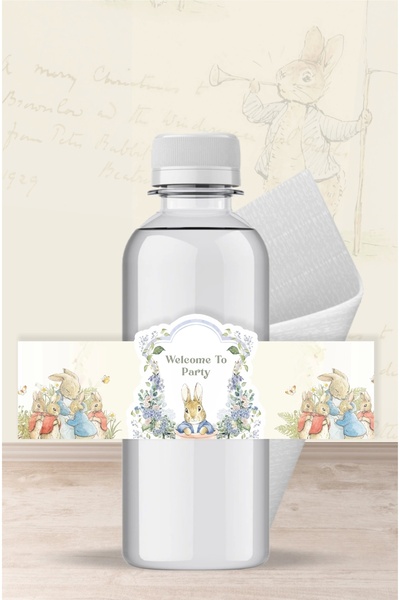 neşeli günlerim غلاف منديل بتصميم أرنب بيتر أرنب 16 قطعة