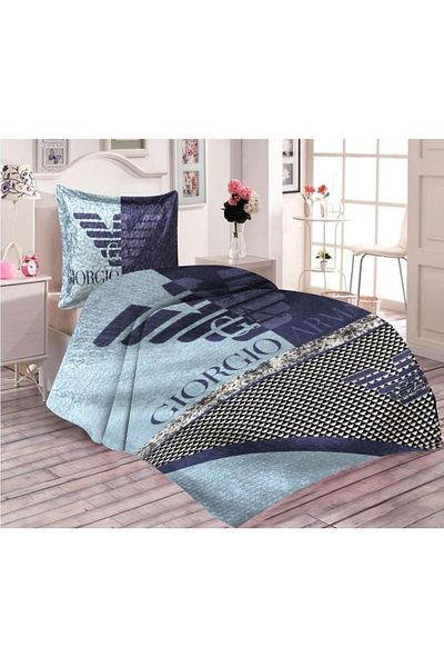 Doruklar Home Collection Țesătură de catifea căptușită din bumbac, cuvertură de pat matlasată cu model Armani modern