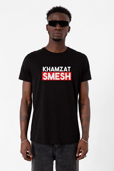 Tshirthane Khamzat Chimaev Smesh Black Men's T-shirt