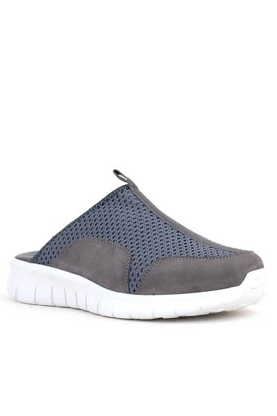 Shoes Center Σκούρο γκρι Comfort Ιατρικές Αθλητικές Παντόφλες